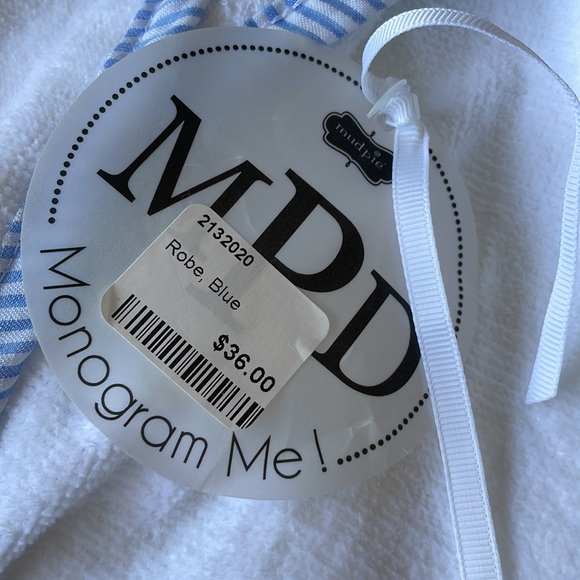 NWT Mudpie kids robe size 18M-3T - Picture 4 of 7